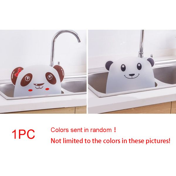 

plastic translucent kitchen sink water splash proof retaining plate with attached sucker