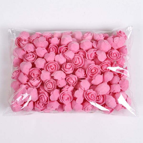 

100 pieces teddy bear of roses 3cm foam wedding decorative flowers christmas decor for home diy gifts artificial flowers