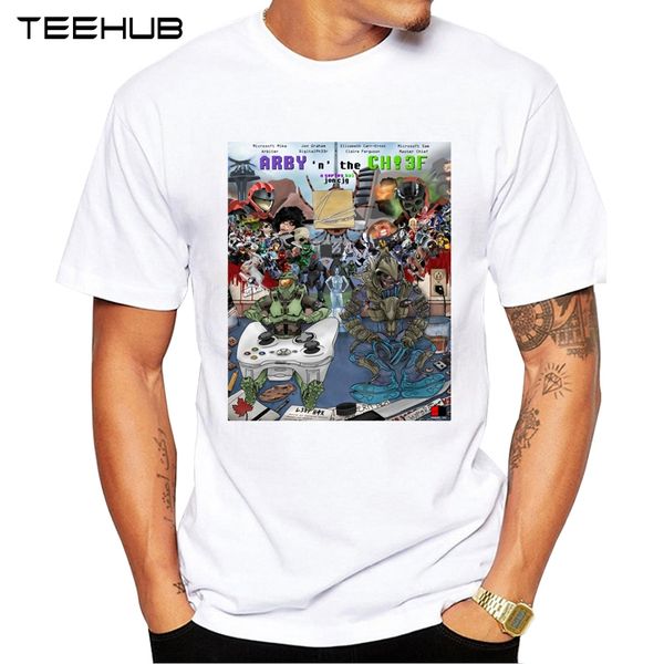 

teehub men's new fashion arby 'n' the chief design short sleeve t-shirt cool printed hipster tee shirts