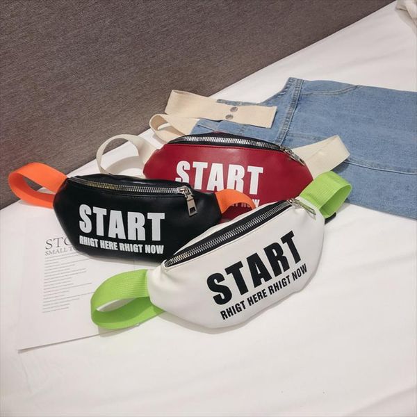 

children leather waist bag 2020 cute fanny pack kids girls phone belt bag boy wallet chest bag baby fanny packs