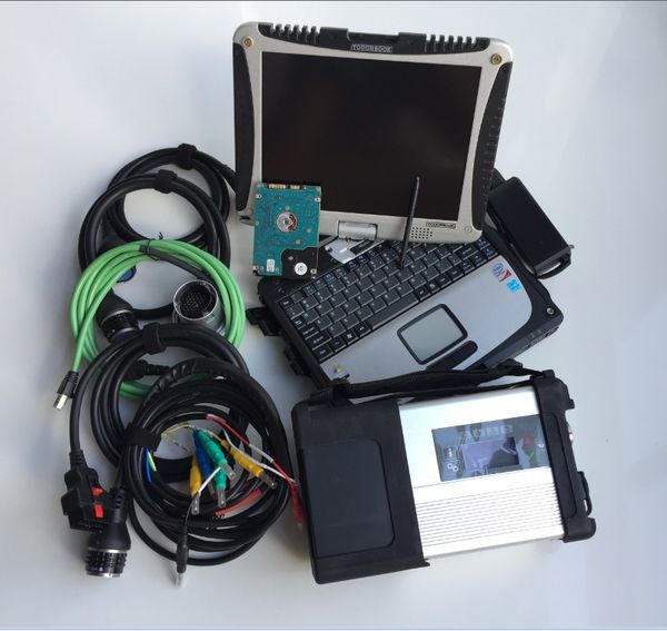 

new mb star c5 sd connect c5 wireless diagnostic tool with toughbook cf19 lapwith 320gb mb sd star software v2020.06 hdd