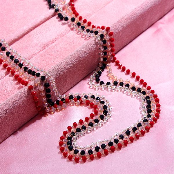 

kasajewel fashion chic glasses chain for women exquisite multicolor handmade beads casual non-slip sunglasses cord lanyard, Silver