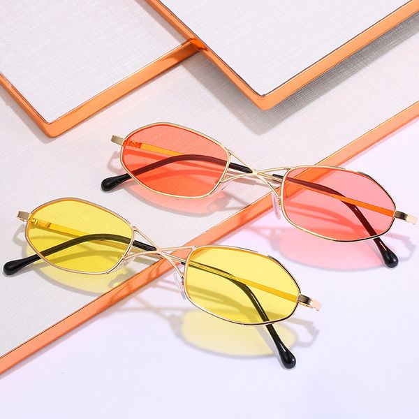 

oval sunglasses women vintage retro round frame white mens sun glasses female metal glasses uv400 9-bls3437, White;black