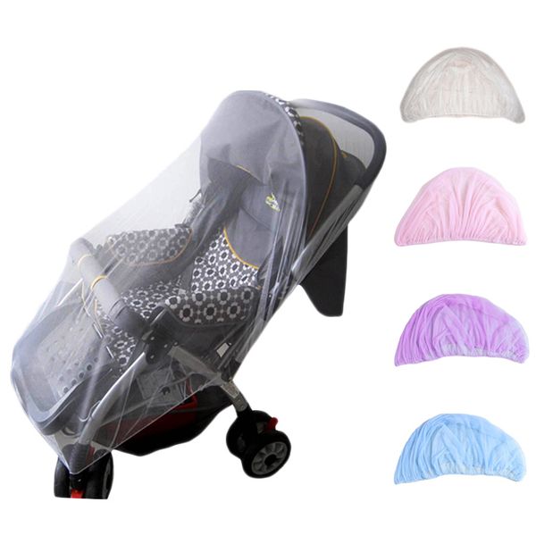 

150cm summer children baby stroller pushchair mosquito net netting accessories curtain carriage cart cover insect shield 4 color