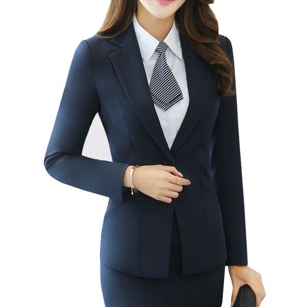 

ladies blazer long sleeve blaser women suit jacket female feminine blazer femme blue black plus size 4xl, White;black