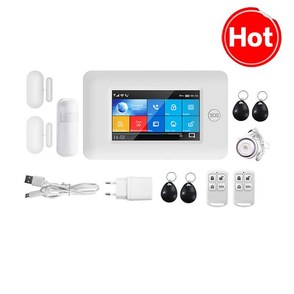

alarm systems 433 remote control wireless and wired home safety security host