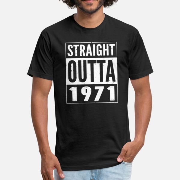 

1971 t shirt men customize short sleeve s-3xl loose funny casual spring leisure shirt