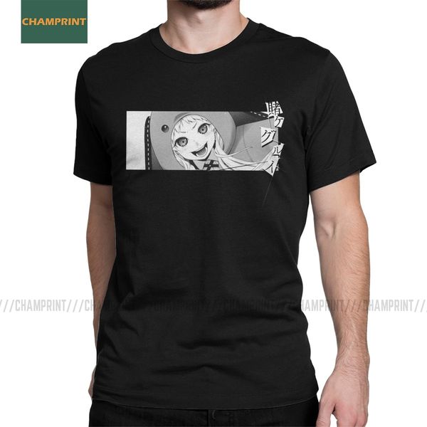 

kakegurui runa yomozuki t-shirts men jabami yumeko anime manga japanese momobami gambler cotton tee shirt short sleeve t shirts