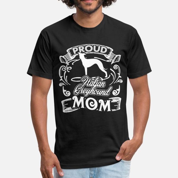 

italian greyhound t shirt men customize short sleeve crew neck standard graphic comfortable summer style formal shirt