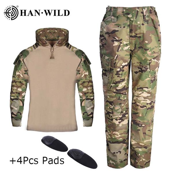 2021 Kids US Army Tactical Military Uniform Airsoft Camouflage Combat