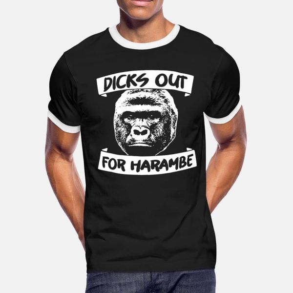 

dicks out for harambe gorilla meme t shirt men customized tee shirt s-xxxl kawaii interesting funny spring autumn kawaii shirt