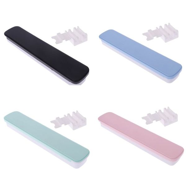 

storage bottles & jars 1pc portable chopsticks fork spoon box with fixed buckle travel tableware case cutlery flatware camping kitchen utens