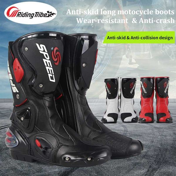 

motorcycle boots mid calf rally motocross professional design rider protective equipment riding shoes foot ankle guards b1001