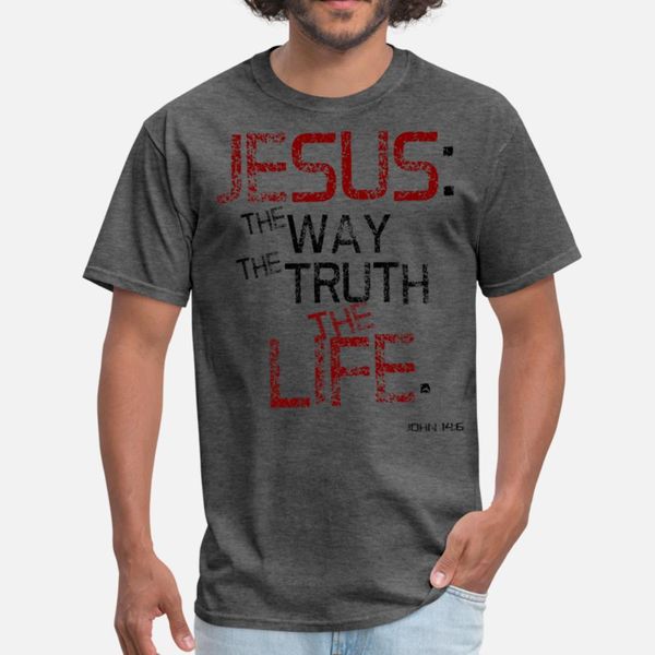 

jesus is the truth t shirt men fit cotton o neck trend fit basic summer original shirt