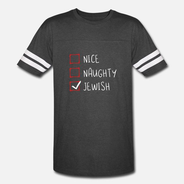 

nice naughty jewish t shirt men knitted cotton size s-3xl gift comfortable spring normal shirt