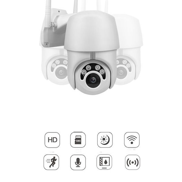 

1080P Hemisphere Network Wireless WIF Surveillance Camera Automatic Tracking Outdoor Waterproof Dome Surveillance Camera
