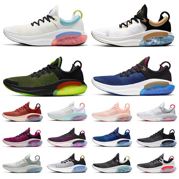 

new joyride run fk knit womens mens running shoes white sail university red black white breathable mens trainers sports sneakers 40-45