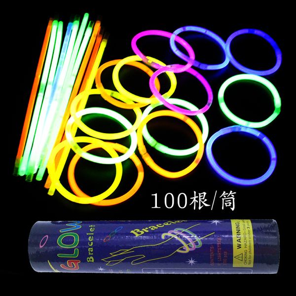 

50pcs fun toy colorful led light sticks glow stick party toy concert neon lights fans support props