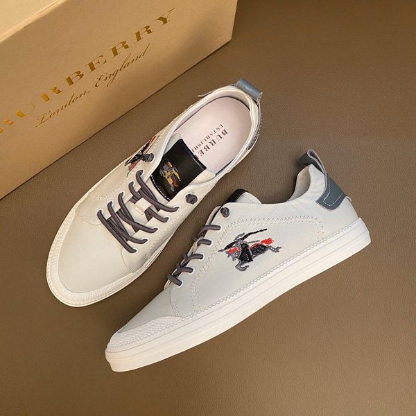 

2020 brand new men's leather, suede and house check sneakers shoes men's sneakers fashion casual shoes lace authentic2