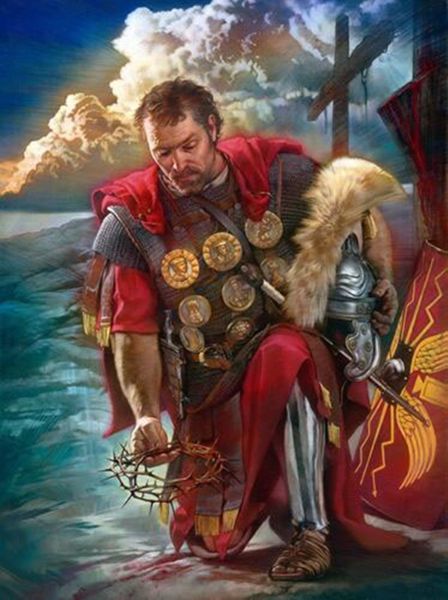 

nathan greene the roman centurion soldier art wall decor christian easter cross oil painting on canvas wall art canvas picture 200825