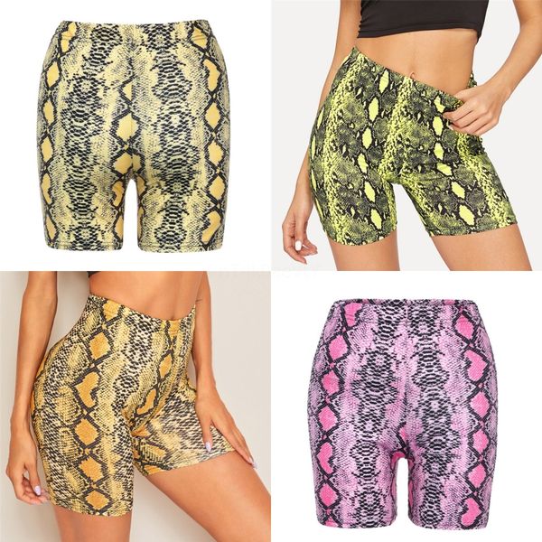 

slim high without trace dot print sports shorts women basic slip bike shorts compression workout yoga pant#516, White;red