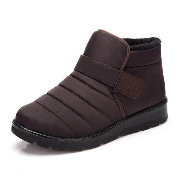 

new winter boots for women non-slip bottom shoes warm fur snow boots for winter to keep warm ankle women b348, Black