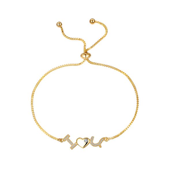 

valentine's day gift i love you bracelet couple girlfriend niche fashion, Black