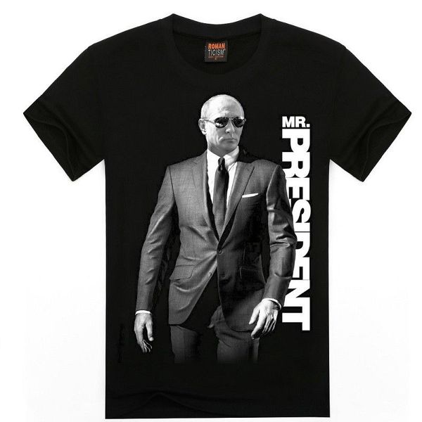 

vladimir putin men t shirt mens tee russian president russia black 2019 classical short sleeve men slim fit o-neck t shirt