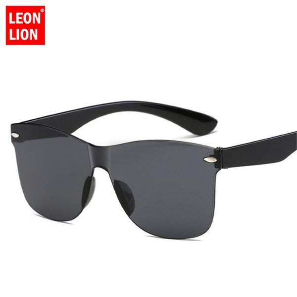 

очки кусок leonlion марка красочные очки vintage rimless солнцезащитные очки женщин вс luxury one ретро мода женщин 2019 tcxbq luckyhat, White;black