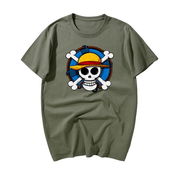 

new men's one piece luffy harajuku funny cotton t shirts 2019 summer cotton casual tshirts anime hip hop t shirt