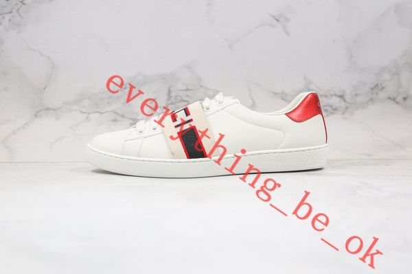 

ace ape stripes tiger sports trainers men women sneaker lusso progettista snake casual shoes low leather sneakers, Black;red