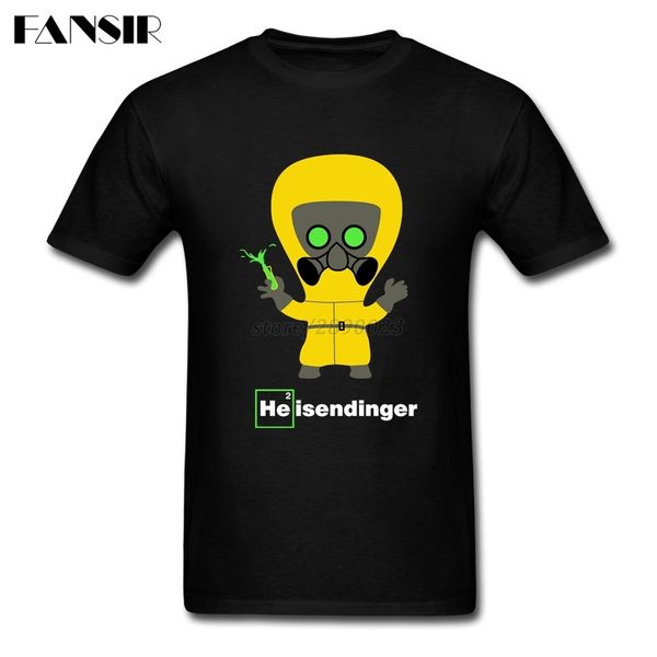 

cartoon breaking bad heisenberg men t shirt multi-color t shirts men man's short sleeve crewneck cotton plus size clothes