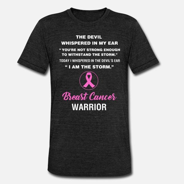 

breast cancer warrior t shirt men designer 100% cotton o neck novelty cute new fashion spring autumn vintage shirt