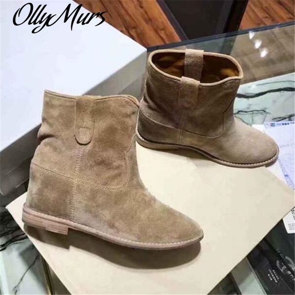 

nude women shoes ankle boots women fashion botas hombre new designer bota feminina rome zapatos de mujer trend retro botas mujer, Black