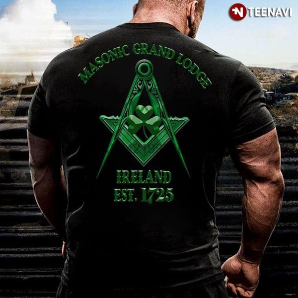 

мужчины футболка clover масонская великая ложа ирландии est.1725 женщины тенниски
