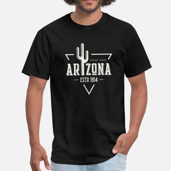 

arizona vintage series t shirt men designer 100% cotton s-xxxl gents graphic comfortable summer slim shirt