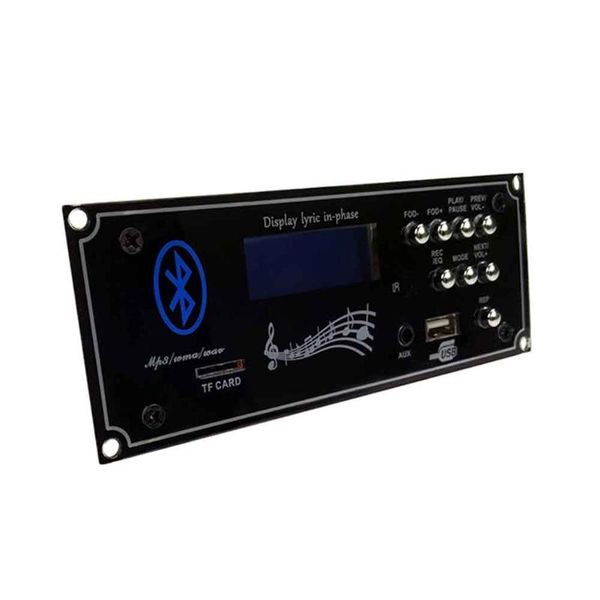 

lattice screen bluetooth speaker decoder board styling module dc9-12v mp3 player radio car audio home theater recording diy