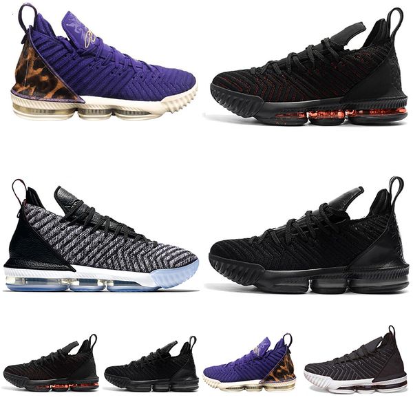 

wholesale 16s men basketball shoes 16 king court purple oreo fresh bred triple black red grey mens trainers sports sneaker shoes size 7-12