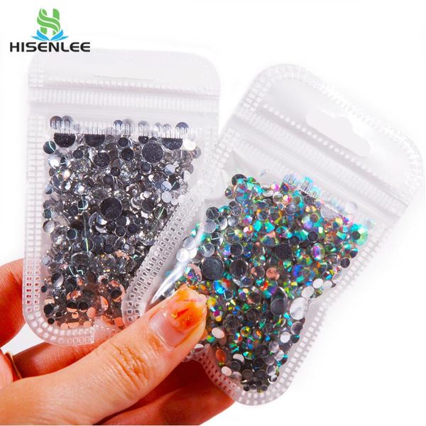 

shiny 1000pcs mix 2mm 3mm 4mm 5mm 6mm transparent ab round resin stone rhinestone diy nail art decoration, Silver;gold