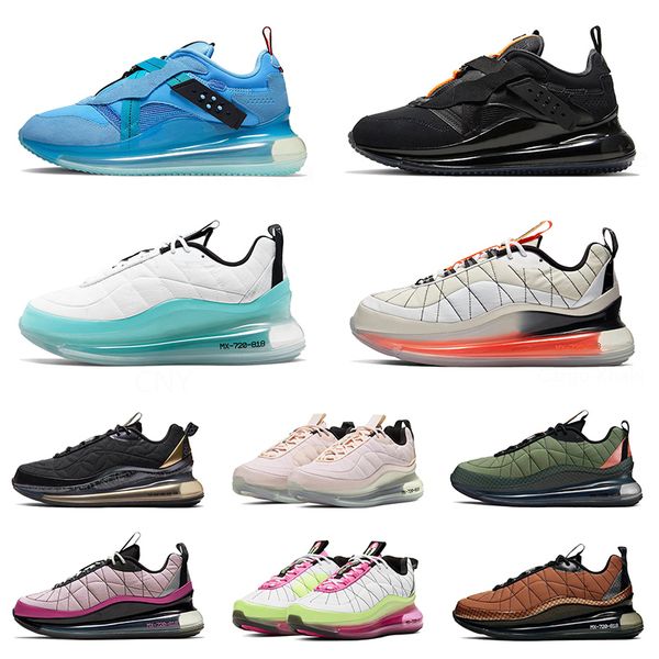 

2020 stock 720-818 x mens women running shoes slip obj university blue black merallic copper true pink trainers cushion sport