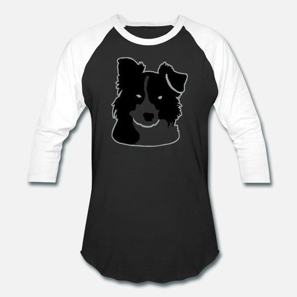 

border collie t shirt men designing 100% cotton s-xxxl slim sunlight comical summer style kawaii shirt