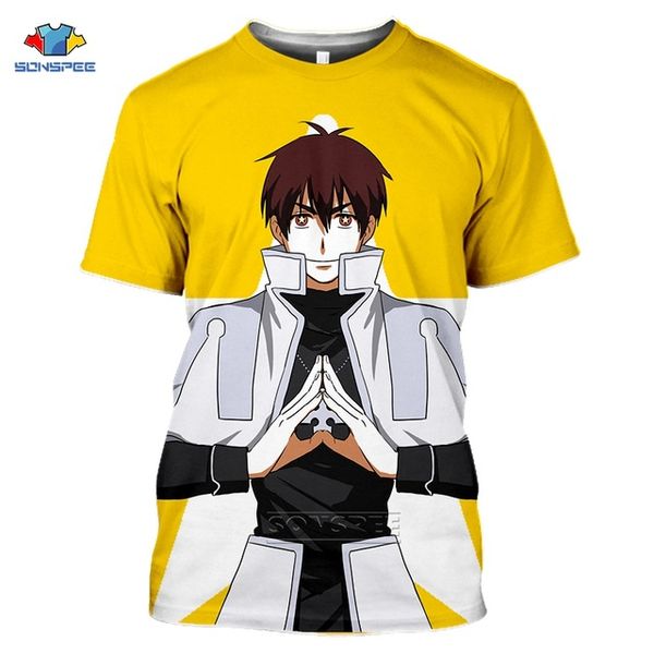 

new arrival anime fire force brigade of flames summer punk homme 3d print shirts anime hentai kawaii men clothing