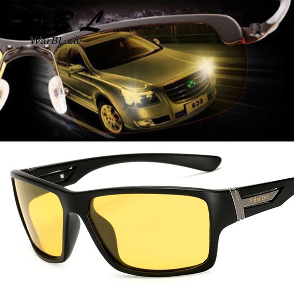 

warblade sun glasses for men driving polarized lenses sunglasses women night vision goggles glasses fashion sport eyewear, White;black