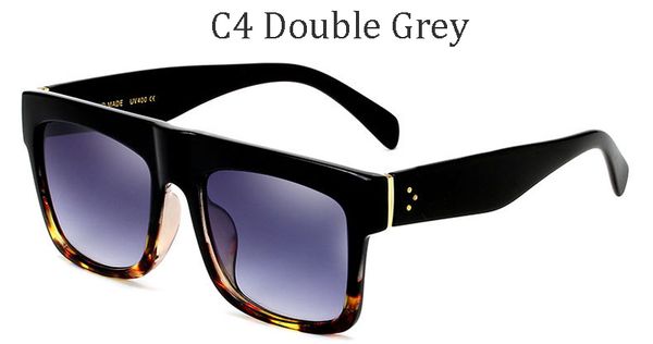 

Fashion Audrey Super square glasses Rivets Vintage Women's designer brand sunglasses men's Flat Top light Len sunglasses UV400