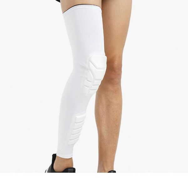 

knee pads for joints breathable protector tape anti-collision lengthen compression gym leggings cycling rollers leg protector, Black;gray