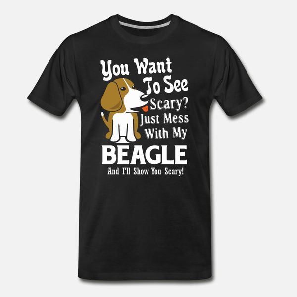 

don't mess with my beagle shirt t shirt men design cotton s-xxxl novelty graphic building spring letter shirt