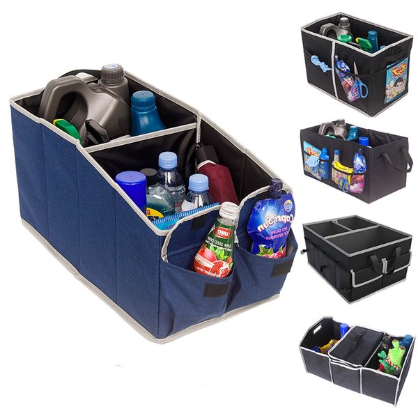 

autoyouth car trunk storage bag foldable portable waterproof storage bag suitable for suv, minivan, truck