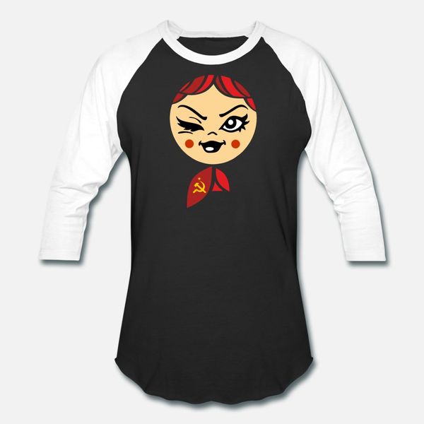 

russian matryoshka girl soviet cccp t shirt men knitted 100% cotton round neck pattern sunlight authentic spring autumn kawaii shirt