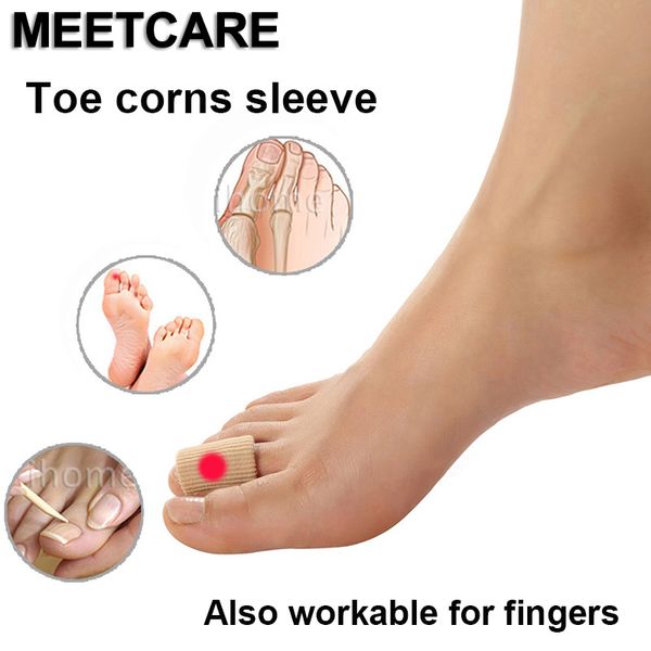 Finger Toe Рана Protect рукава Cure для ног Мозоли и Мозоли Увлажняющий Уменьшить Болезненные ноги Уход Free Cut силиконовый гель
