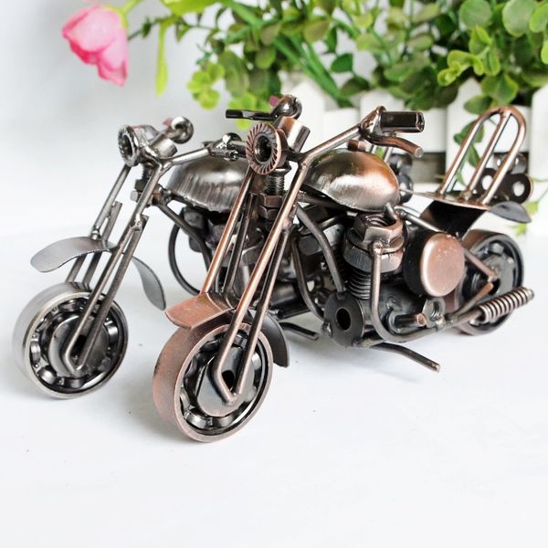 

metal electroplated motorcycle model handmade fashion home decoration birthday gift variety of options